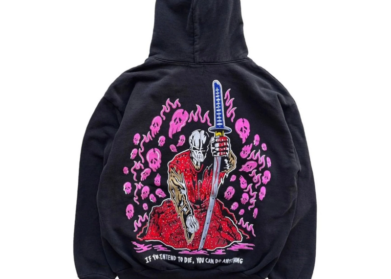 Warren Lotas Pink Skulls Hoodie – Laced Quality Garment Company, LLC