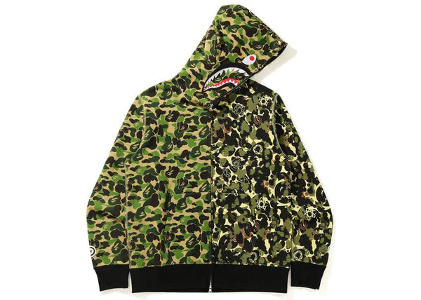 BAPE x UNKLE WIDE Full Zip Hoodie Green – Laced Quality Garment