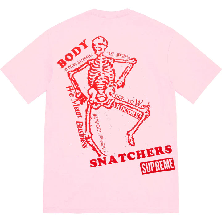 Supreme Body Snatchers Tee Light Pink – Laced Quality Garment