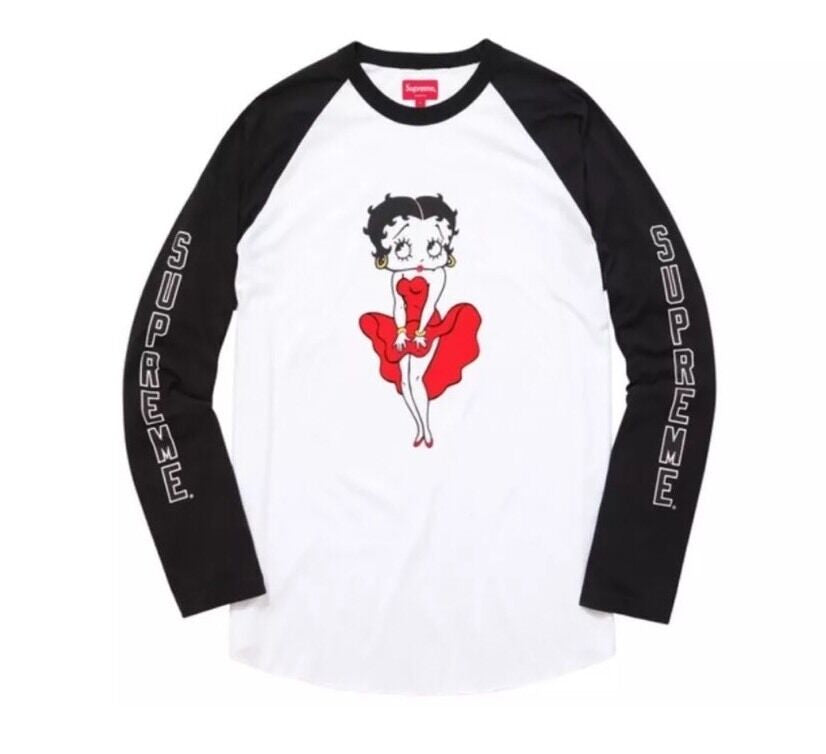 Supreme Betty Boop Raglan Black