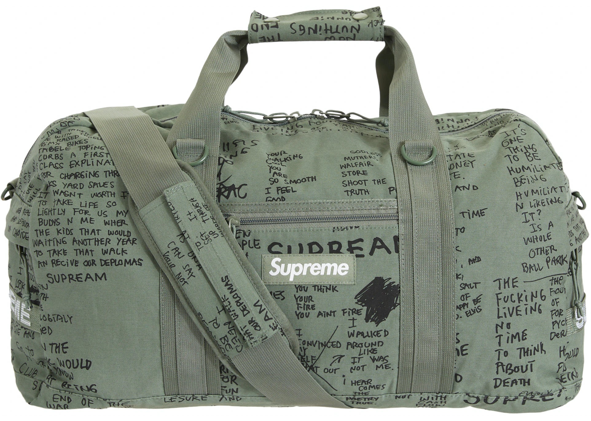 Supreme Field Duffle Bag Olive Gonz – Laced Quality Garment