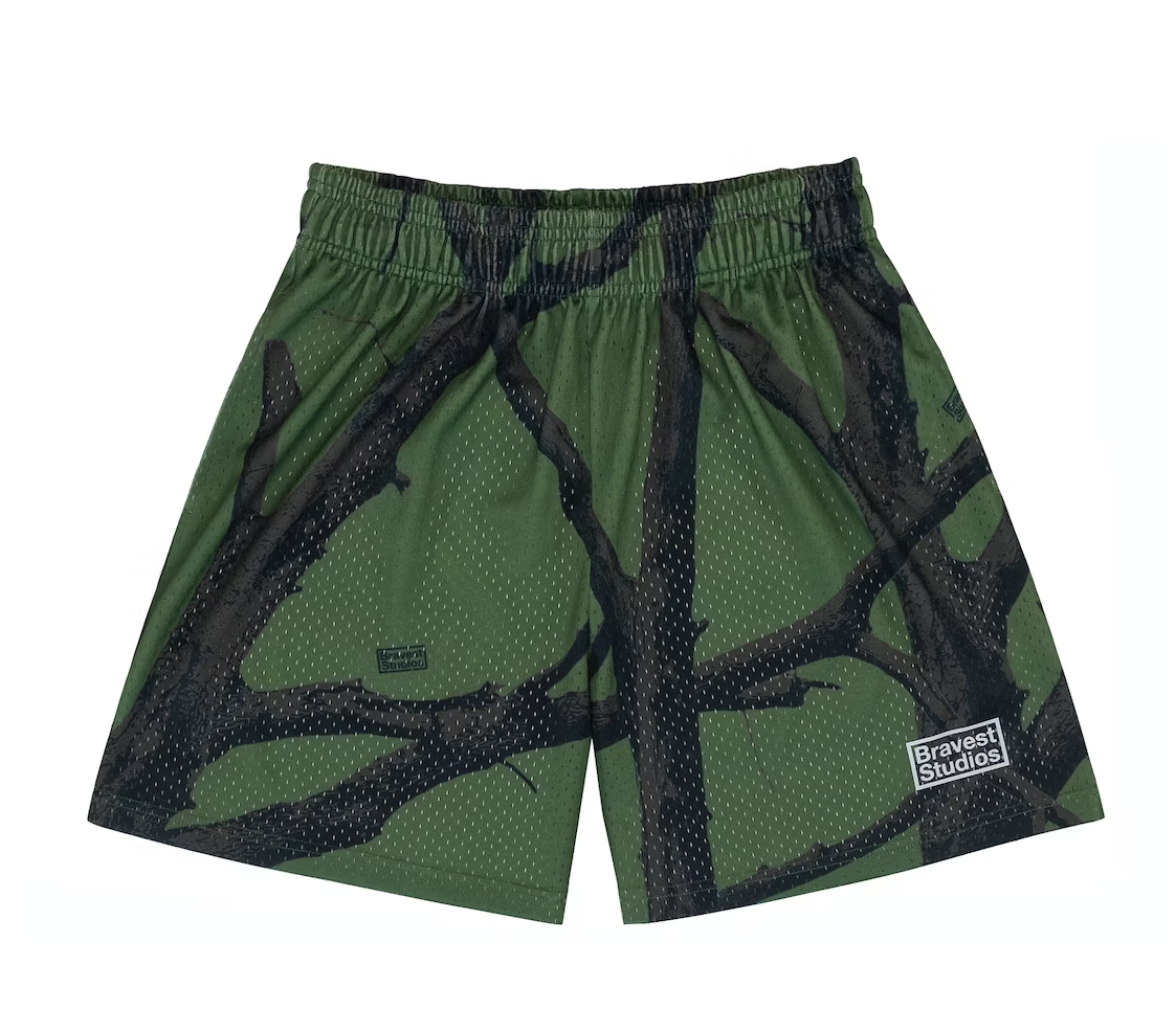 Bravest Studios Shorts Tree Camo