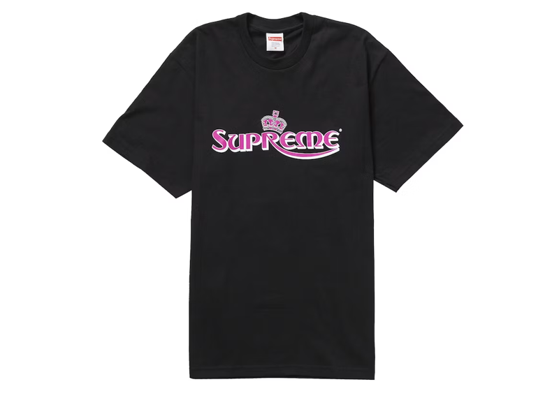 Supreme Crown Tee Black – Laced Quality Garment Company, LLC