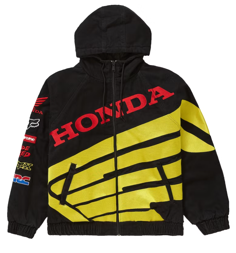 SUPREME HONDA FOX RACING PUFFY ZIP UP JACKET – Laced Quality