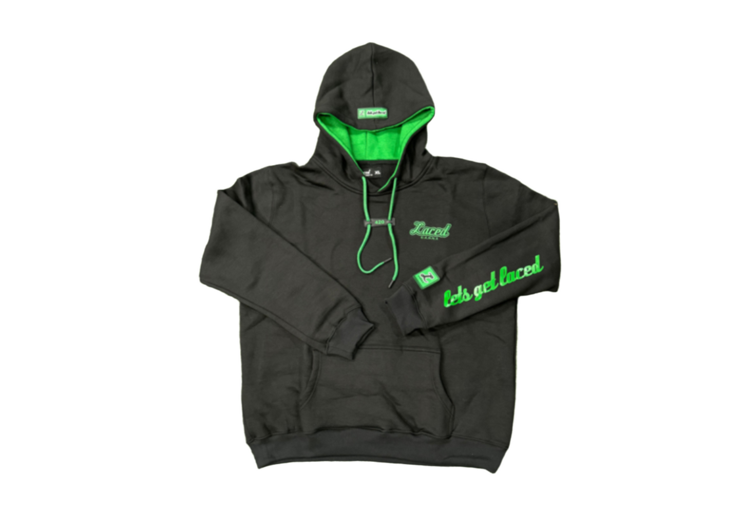 Laced Canna Green Hoodie