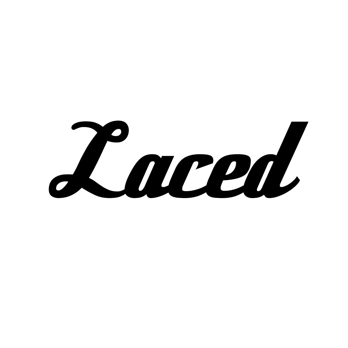 Laced Side Script Sweatshirt