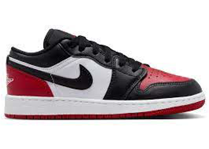 Air Jordan 1 Retro Low OG GS Bred Toe 2.0