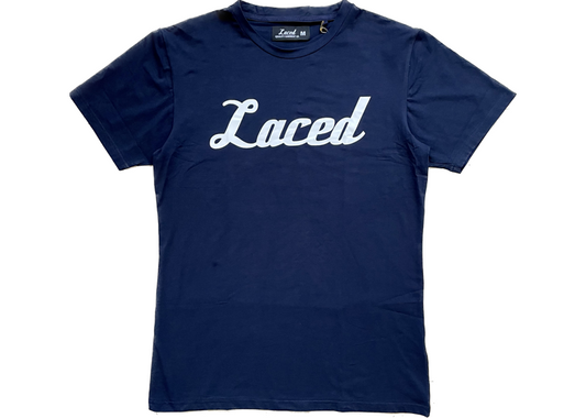 Laced 2023 Scripted Logo tee Navy