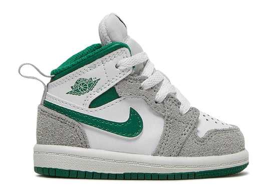 Air Jordan 1 Mid SE TD Grey Pine Green