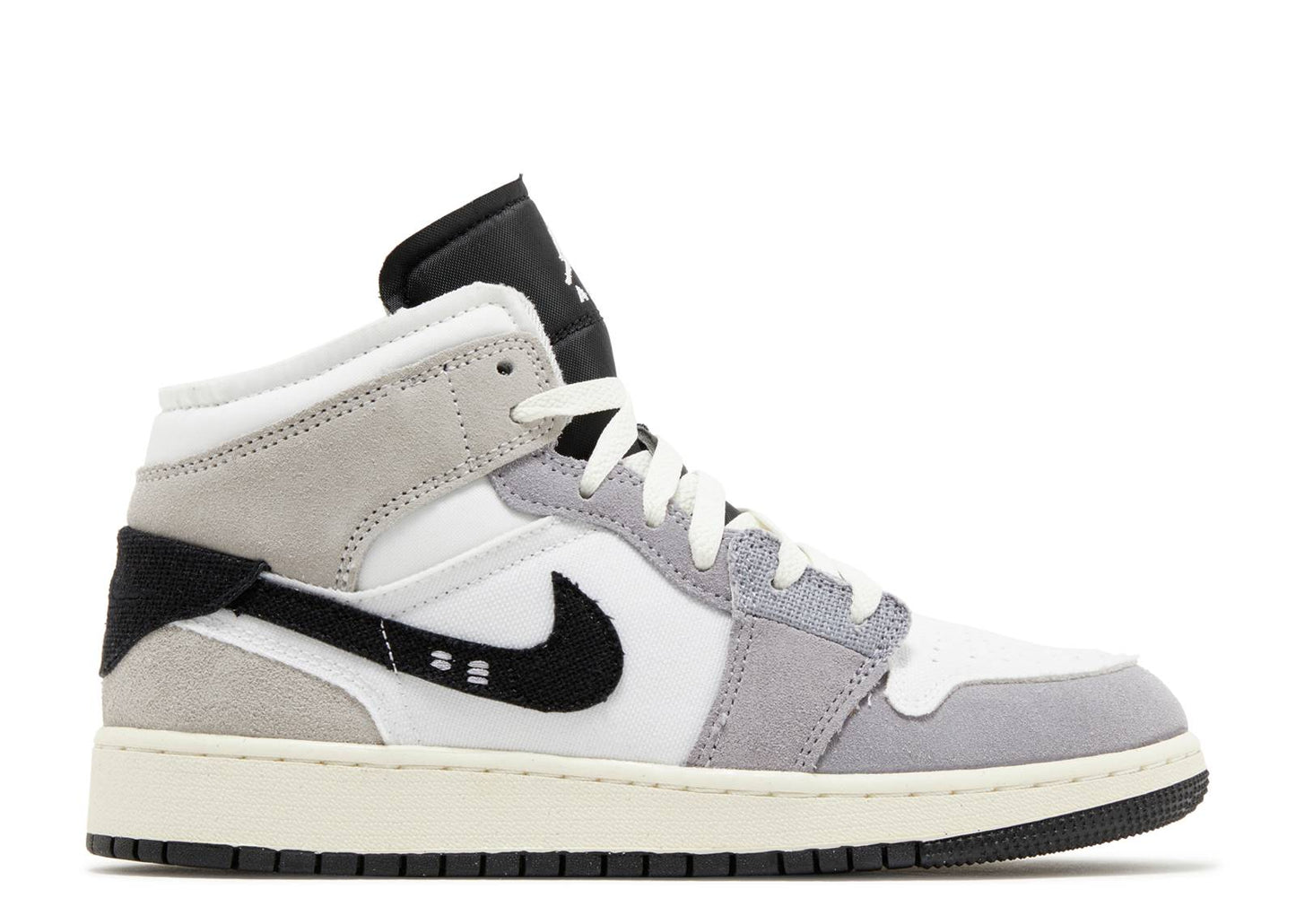 Air Jordan 1 Mid SE Craft GS Inside Out - Cement Grey