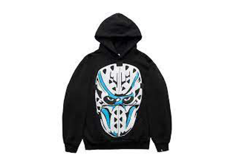 Warren Lotas Giant Hockey Mask Hoodie Black