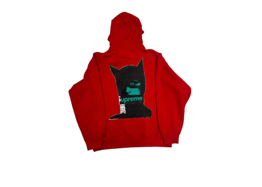Supreme Cats Hooded Sweatshirt Red