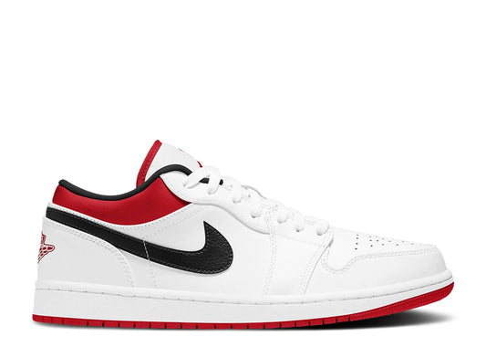 Air Jordan 1 Low White Univeristy Red