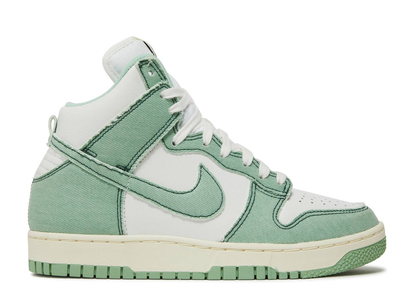 Wmns Dunk High 1985 Green Denim