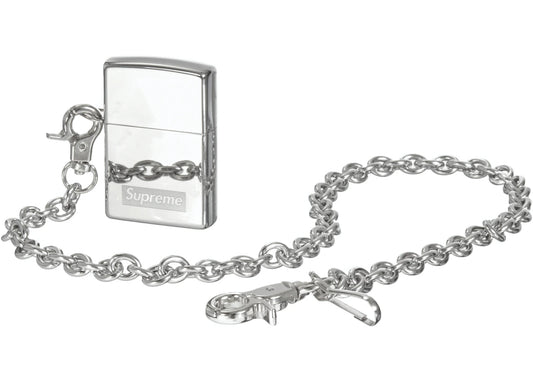 Supreme Chain Zippo Silver