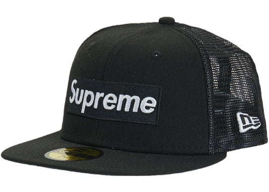 Supreme Box Logo Mesh Back New Era Black