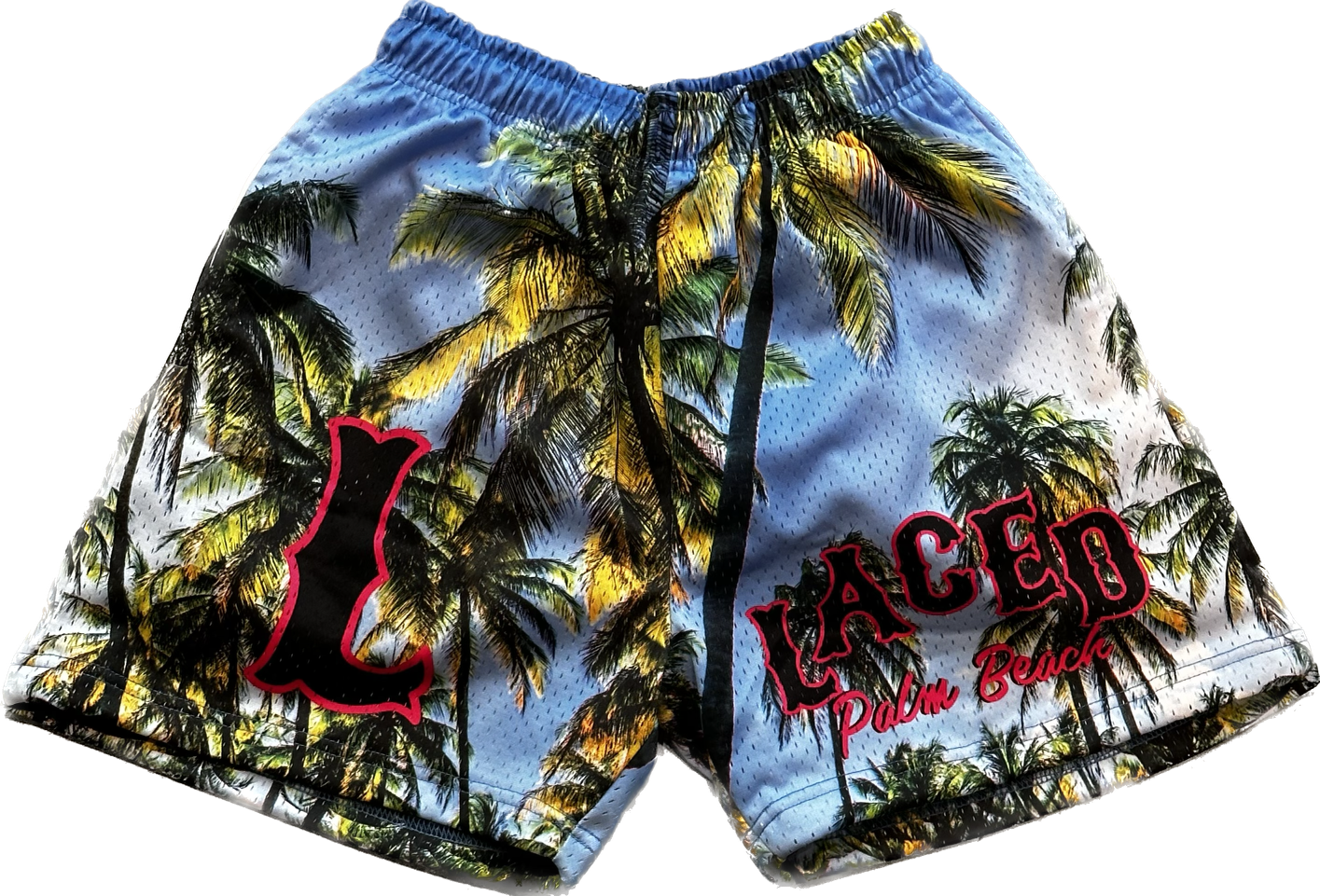 Laced Palm Beach Mesh Shorts