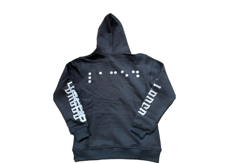 Laced Brick 06 Black Hoodie