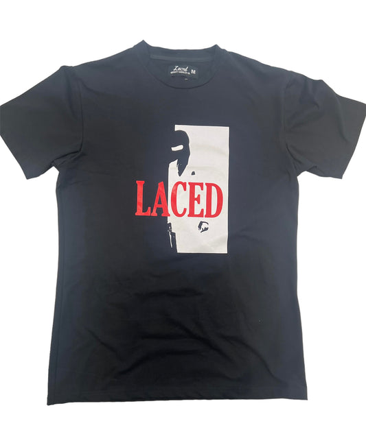 Laced 2023 SCARLACED TEE BLACK