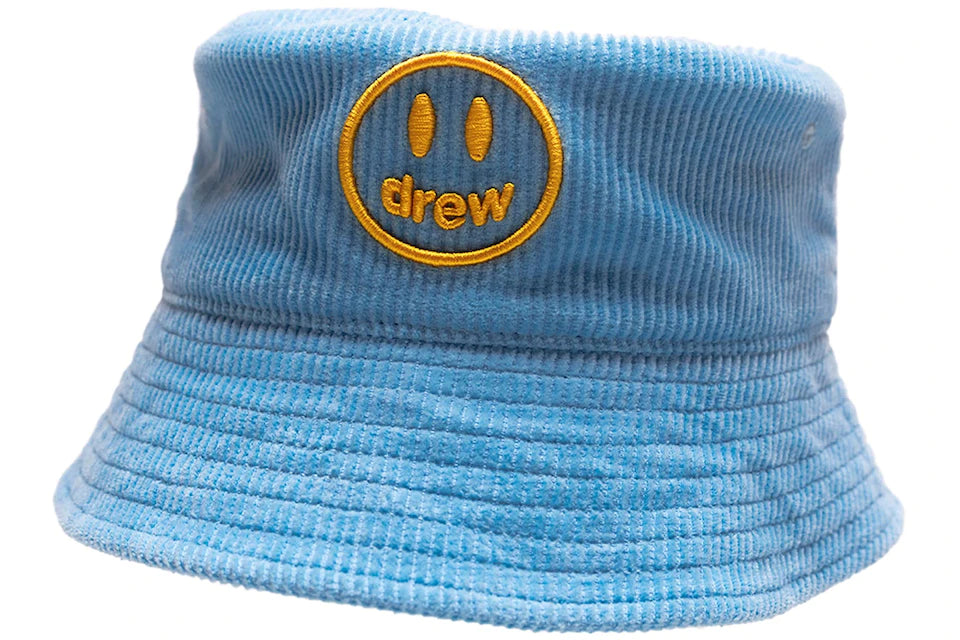 Drew House Corduroy Bucket Hat Pacific Blue