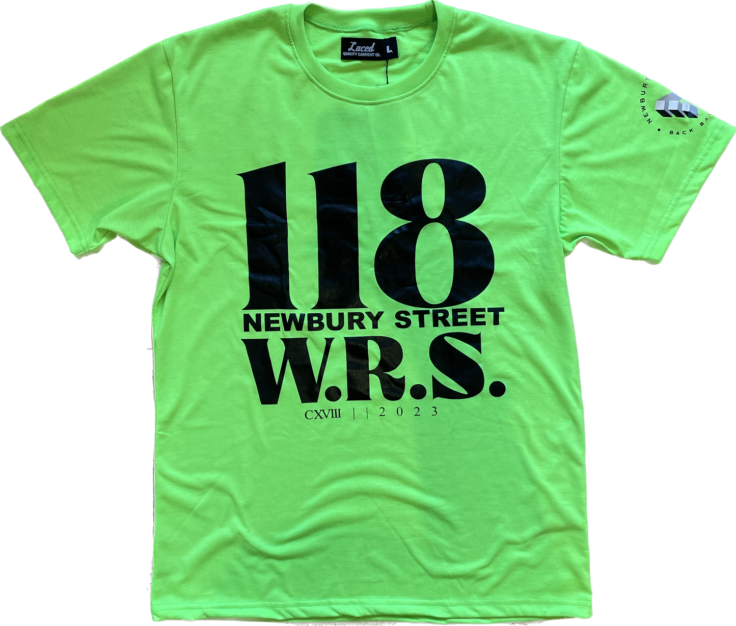 118 NewBury st. Tee green
