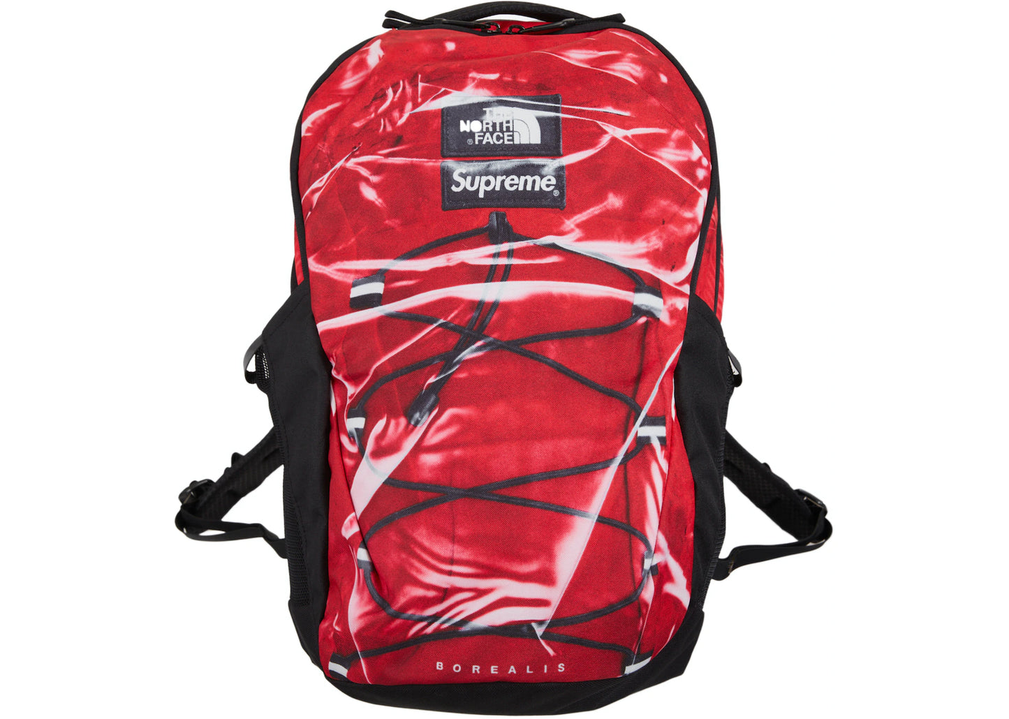 Supreme The North Face Printed Borealis Trompe Loeil Backpack Red