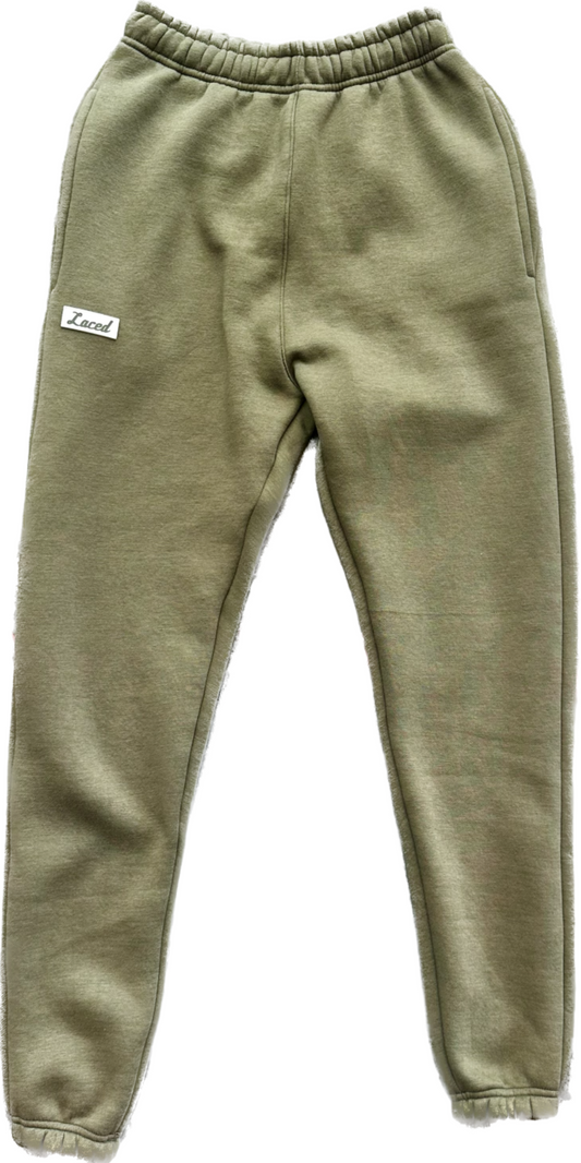 Laced  Elements Collection Sweatpants Olive Green