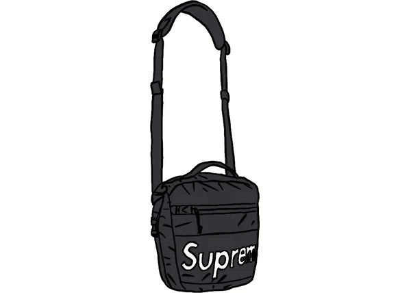 Supreme Waterproof Reflective Speckled Shoulder Bag Black