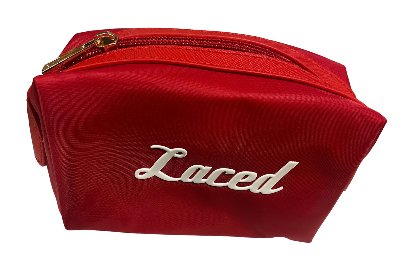 Laced Toiletry Bag Red