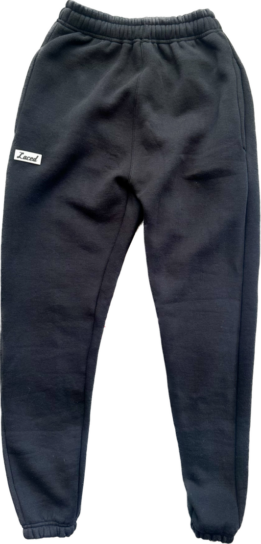 Laced Elements Collection Sweatpants Black