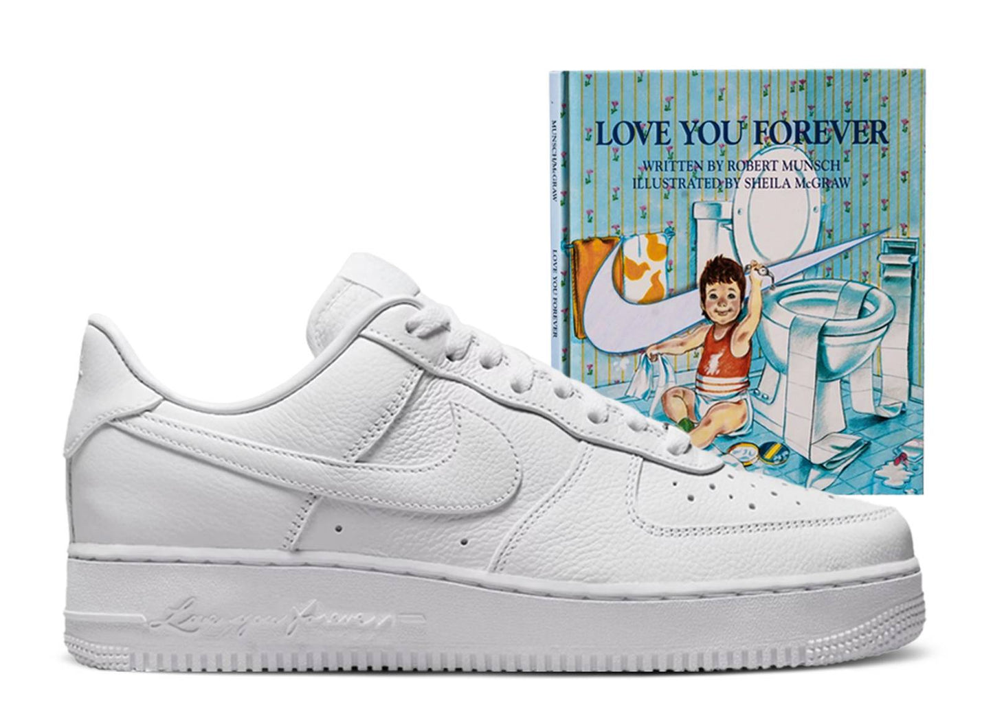 NOCTA x Air Force 1 Low Certified Lover Boy With Love You Forever Book