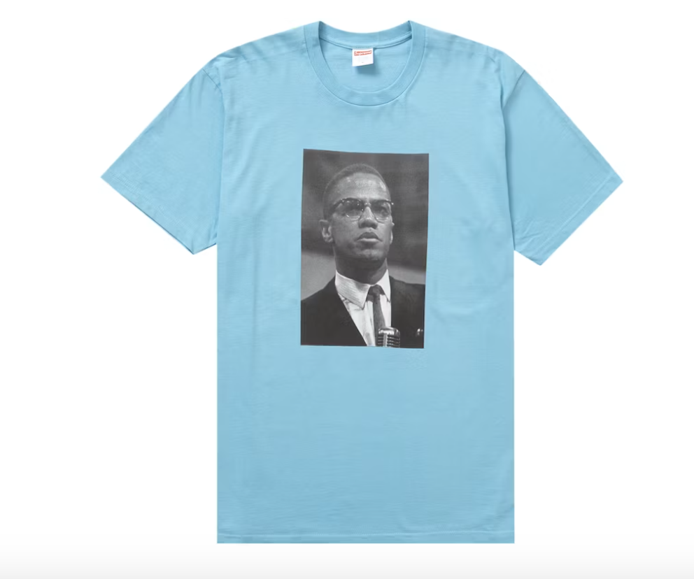 Supreme Roy DeCarava Malcolm X Light Slate
