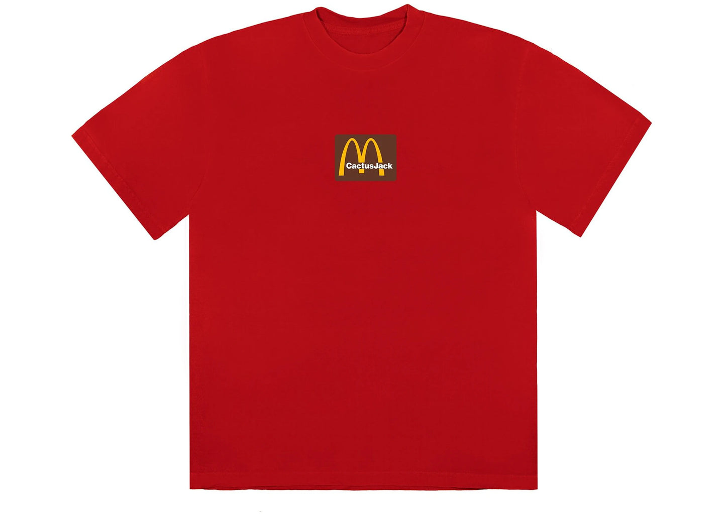 Travis Scott x McDonalds Sesame Inv III T-shirt Red