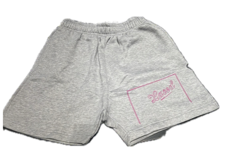 Laced grey pink shorts 2023