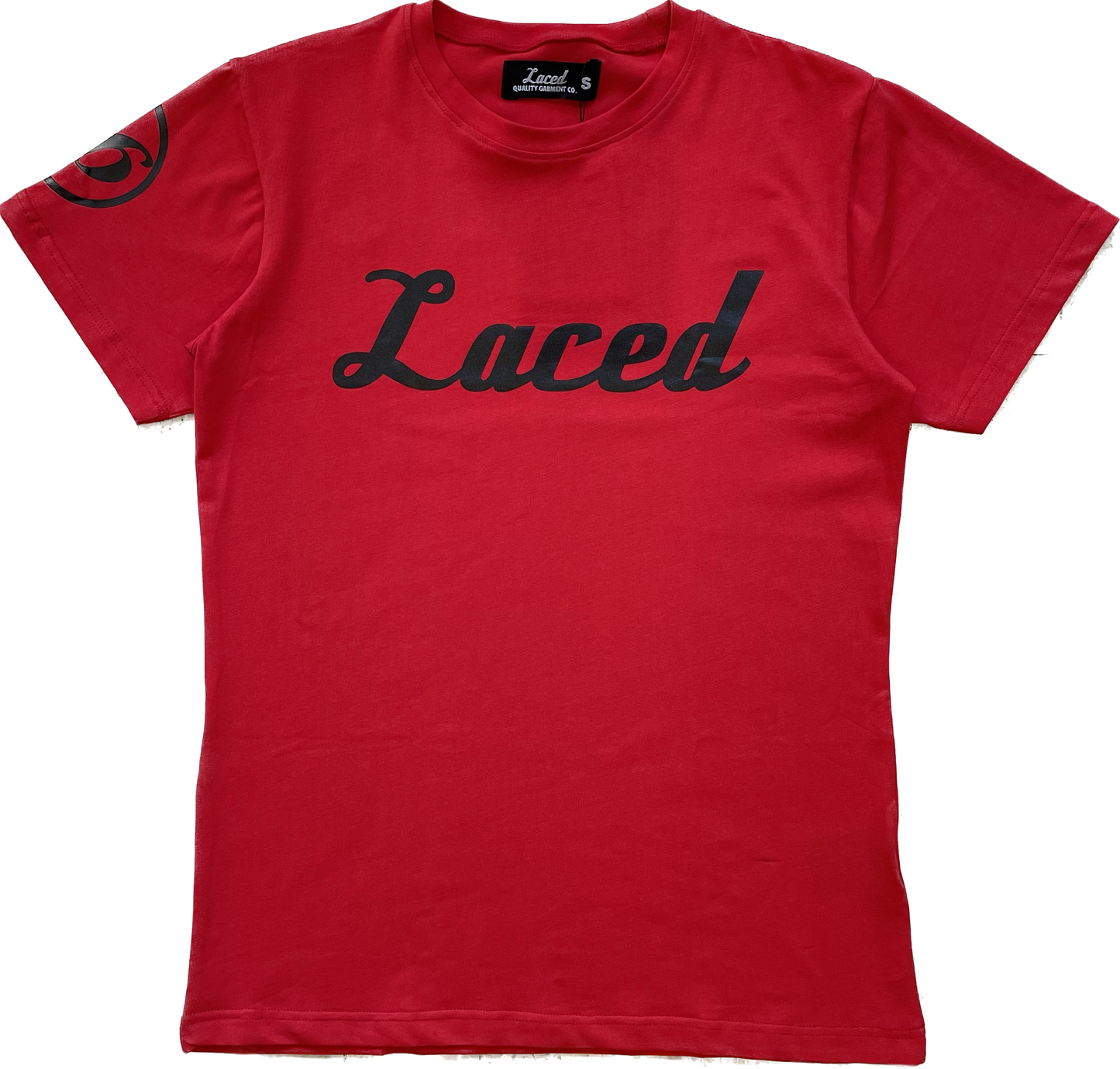Laced Braille tee Red